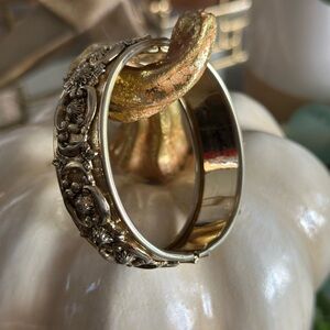 Whiting and Davis Clamper Bracelet with Safety Chain